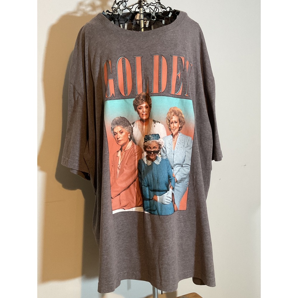 The Golden Girls Graphic T-Shirt Gray Heather 4X Dorothy Rose Blanche Sophia Tee